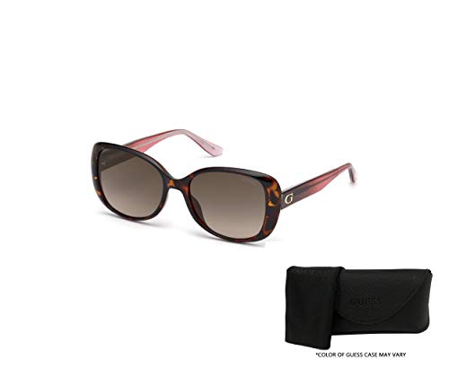 Guess GU7554 Square Sunglasses for Women +BUNDLE with ACCESSORY EYEWEAR KIT3