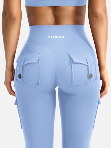 Image of YEOREO CoreFlex Women Workout Flare Leggings