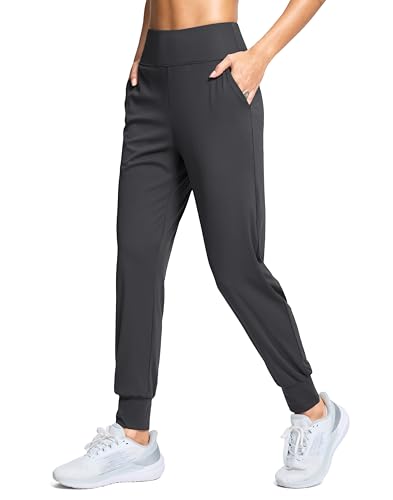 Image of SANTINY Women's Joggers Pants with Pockets Lightweight High Waisted Athletic Gym Workout Pants for Women Yoga Travel
