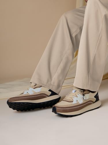 Image of The Souled Store Milano: Men and Boys Low Top Casual Sneakers with Microfiber Overlays & Cushioned Insole for Superior Comfort