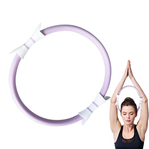 Cor-e - Anillo de pilates de fitness, aro de resistencia para pilates de equilibrio, anillo de resistencia de círculo de fitness de 14.96 pulgadas, círculo mágico de agarre D-ual, equipo de gimnasio,