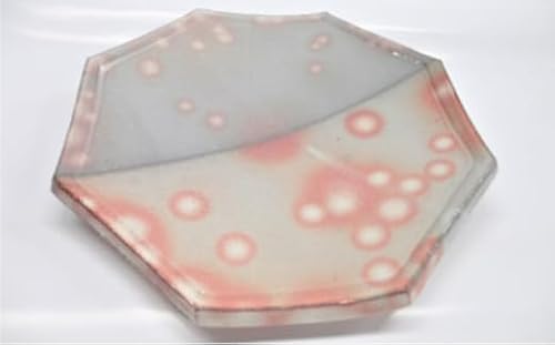 萩焼 8代佳炎作 八角板皿 |HG000022