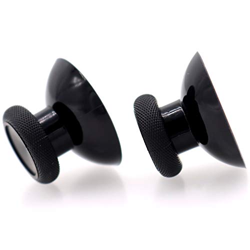 Image of Deal4GO 2-Pack OEM Thumbsticks Concave Analog Replacement for Xbox one Controller Rubber Joystick Thumb Grips (Black)