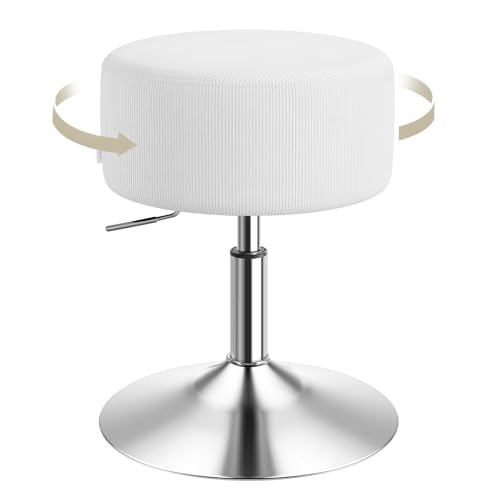 WOLTU Schminktisch Hocker, Schminkstuhl, Barhocker Rund,...