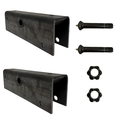 059-867-00 - E-Z Flex® Suspension Kits for Double Eye Springs - Dexter 5 12' Trailer Equalizer Kit for 2' Slipper Springs – E4541 Equalizer with 7/8' x 4.62' Equalizer Bolt - Fits 5,200-8,000 lb Tandem Axle Trailer Suspension (2 12' Equalizer Bars + 2 Bolts & 2 Nuts)