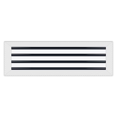 Image of BUILDMART - 26x8 MUD-in Air Vent Cover - Drywall MUD in White Air Vent - MUD Linear Slot Diffuser - Register Grille for Ceiling and Walls - Texas Buildmart