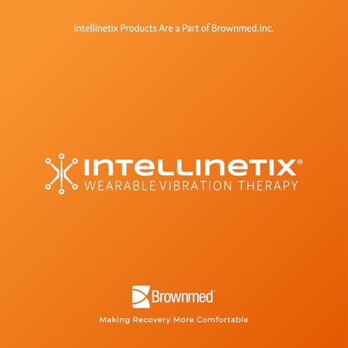 Intellinetix Therapy Gloves, Large, Version 2.0 – Vibrating Arthritis Gloves – Non-Slip Compression Support for Hands & Wrists – Breathable Cotton Material – Proven Relief for Arthritis & Hand Aches