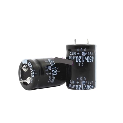 Condensateur aluminium 450V 120uF RH2 haute durabilité 22x30mm