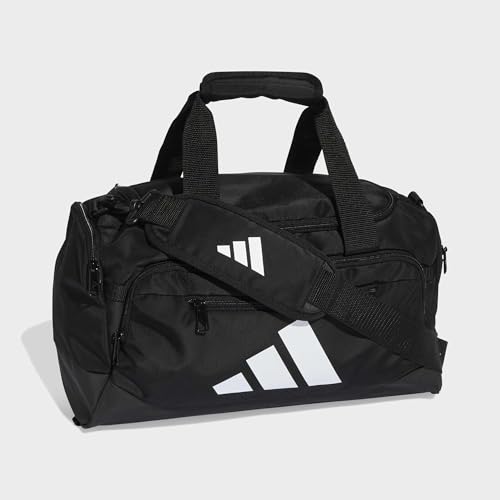 adidas Unisex Training Defender Duffle Bag XSmall Duffel Bag, Black/White, One Size – Ansicht 3
