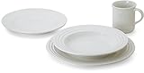 Le Creuset Stoneware 4-Piece Dinnerware Set, White