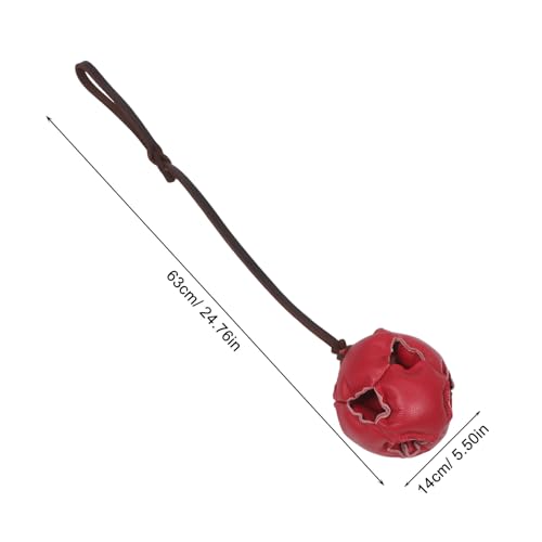 Balle d'entraînement pour chien rouge interactive de stimulation - 3