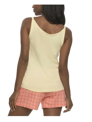 Image of Felina Women's 4 Piece Cotton PJ Sleep Set, Tee, Tank, Short, and Pant