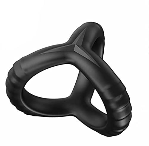 JSSPUN Anillo de Bloqueo de Silicona Negra de Fitness para Hombres para Principiantes Cover