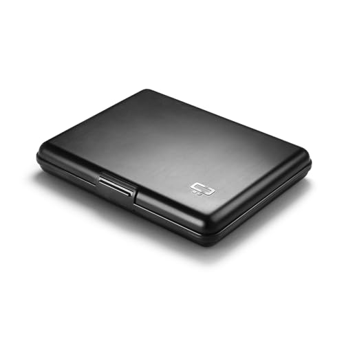 ÖGON -DESIGNS- Portefeuille en Aluminium, Format Carte d'identité, permis de Conduire, Protection RFID Contre la fraude et la démagnétisation, modèle...