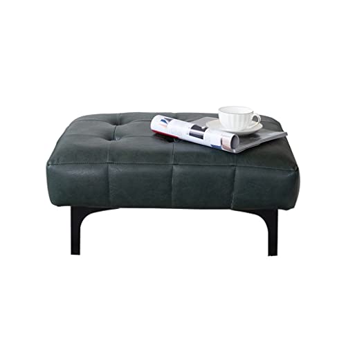 Petit tabouret à chaussures en cuir pour optimiser l'espace - 2