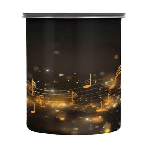 Envase hermético acero inoxidable 900 ml dorado