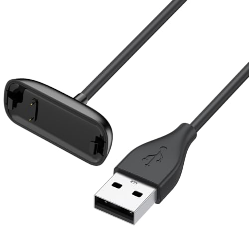 MohLythrix Charger Compatible with Fitbit Inspire 3 Charging Cable Magnetic Fast USB Cord Dock Replacement for Inspire 3 Fitness Tracker 3.3ft