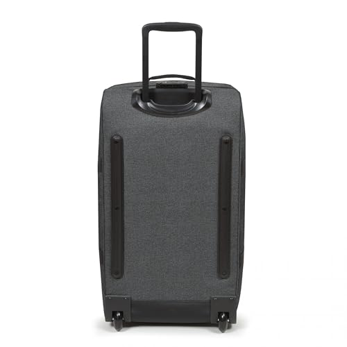 Image of Eastpak Tranverz M - 78L Large Wheeled Luggage with Dual Compartments, TSA Lock, Compression Straps & Smooth-Wheeling System, Black Denim