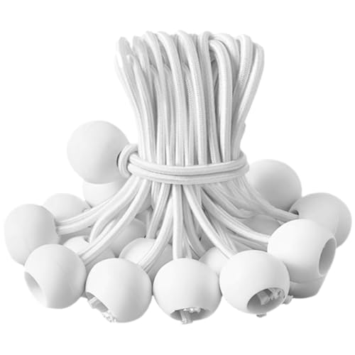 Cuerdas elásticas con bola de látex resistente para camping 2