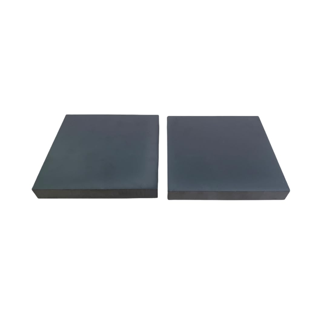 Plaque en céramique de carbure de silicium haute température – 1 pièce, plaque carrée en SiC, épaisseur 1 à 30 mm, résistante à l'usure, for laboratoire(10mm*50 * 50mm)