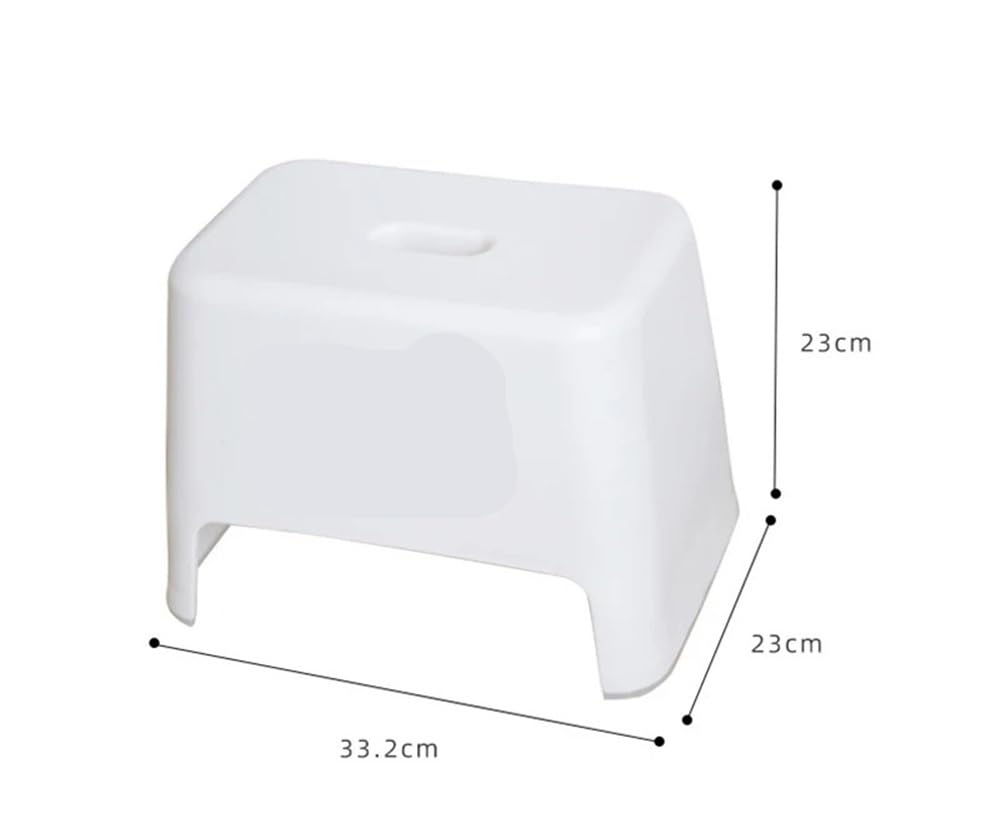 Reposapiés de plástico for adultos, taburete de baño con escalón elevado, ayuda for sentadillas, taburete de baño portátil, taburete de baño resistente for adultos, reposapiés antideslizante.