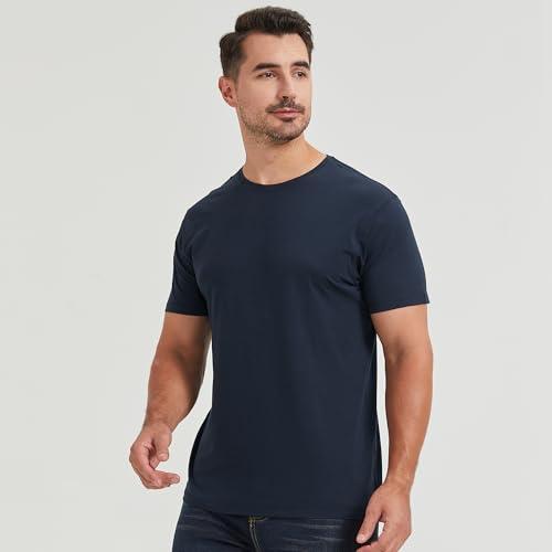 Image of netdraw Men's Ultra Soft Bamboo Viscose Cotton T-Shirt S-3XL