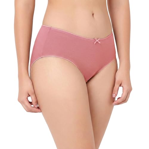Image of juliet Cotton Hipster Premium Panties Set of 5 Full Coverage Stretchable Fabric