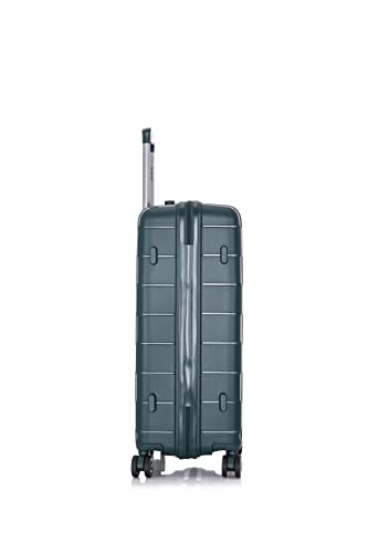 Rockland Vienna Hardside Luggage with Spinner Wheels, Green, 3-Piece Set (20/24/28)2