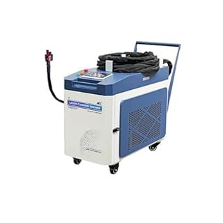 LYXC Laser Cleaning Machine 2000W 220V Double-Wobble Intelligent Laser Gun 300mm Scanning Width 0.39mW Class 1 Continuous Cleaning For Metal Paint, Oil, Rust Removal