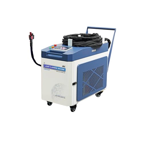 LYXC Laser Cleaning Machine 2000W 220V Double-Wobble Intelligent Laser Gun 270mm Scanning Width 0.39mW Class 1 Continuous Cleaning For Metal Paint, Oil, Rust Removal