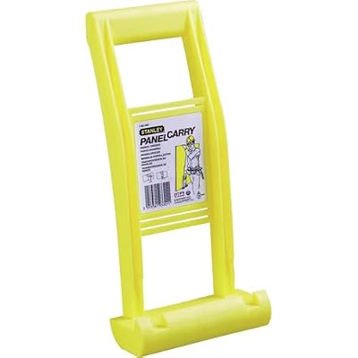 Stanley Porta Paneles con Asa, Dimensiones 165x370mm, para Placas de Yeso y Paneles, Mango Ergonómico, Cuerpo Sintético Ligero y Resistente, Capacidad Máxima 91kg, 1-93-301