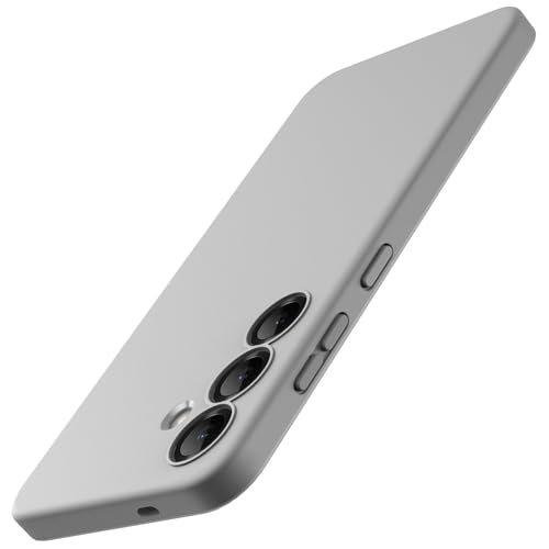 Image of JETech Slim Fit Cover Case for Samsung Galaxy S25 5G, Camera Lens Full Protection, Soft TPU Thin Protective Phone Cover with Matte Finish, Shockproof (Silver Shadow)