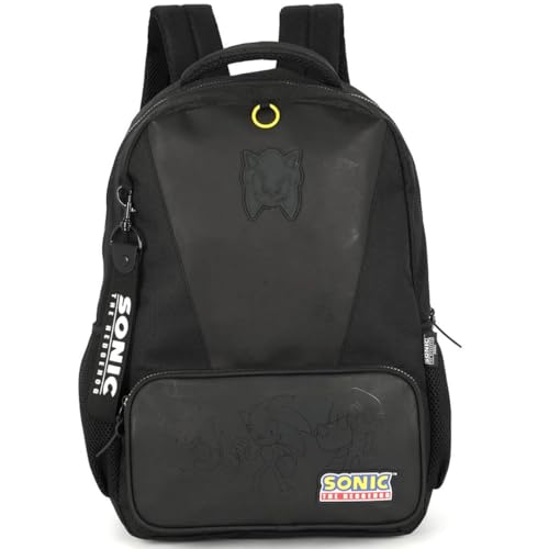 Mochila Infantil Sonic Preto