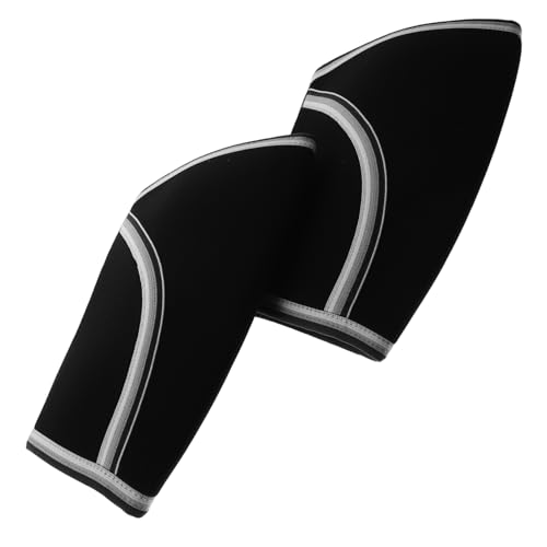 NAMOARLY Compression Elbow Sleeve for Men Elbow Brace Support for Workout Powerlifting Cycling and Sports