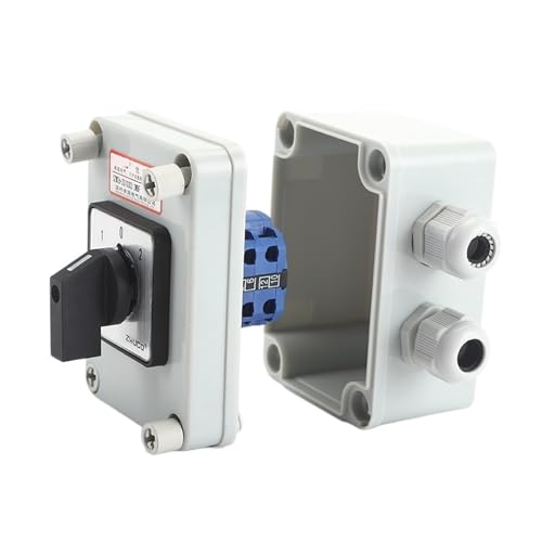 TSIOHKBS SZW26/LW26-20 D303.3 20A 3 Pole Custom Cam Changeover Switch with Box