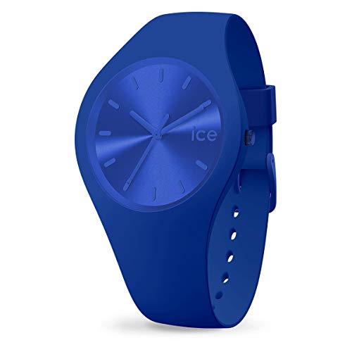 ICE-WATCH - Ice Colour Royal - Montre Bleue pour Femme avec Bracelet en Silicone - 017906 (Medium)