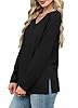 Long Sleeve Shirts for Women V Neck Womens Tops Dr... #2