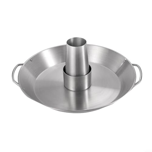 Support à rôtir le poulet en acier inoxydable avec bac pour barbecue et four