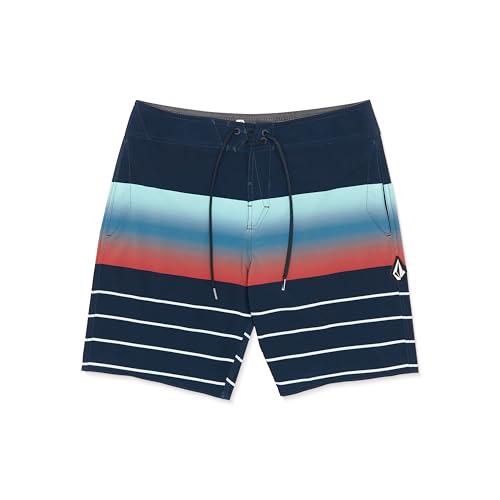 Volcom Quarta Fade Mod 19 Bañador de Secado Rápido con Tejido Elástico