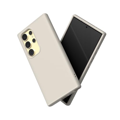Coque Galaxy S24 Ultra RhinoShield SolidSuit fine et mate couleur beige coquillage