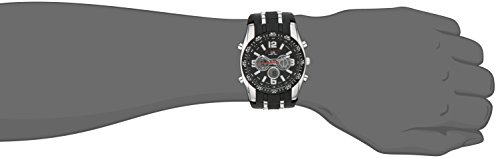 ACCUTIME U.S. Polo Assn. Sport Men's US9281 Sport Watch, BLACK, SILVER, Chronograph,Digital,Quartz Movement