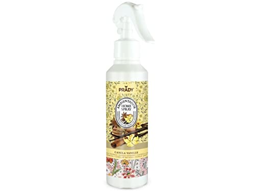 PRADY - Ambientador Home Spray Canela Vainilla - 220ml - Ambiente Hogareño y Dulce