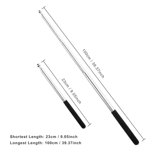 Teleskopstange für Schirmhülle, Stab für Sonnenschirm Schutzhülle, ausziehbar 1m Stab für Ampelschirm Hülle, am längst bis 1m, Helfen bei Installation für Schirmhülle
