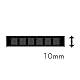 LED Verteiler Adapter 6-Fach Ministecker 10cm Kabellänge schwarz