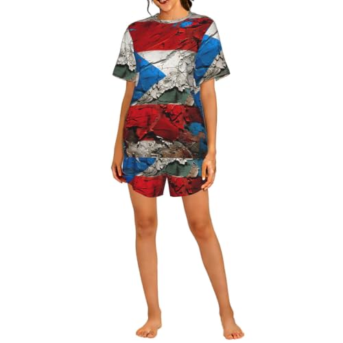 Pyjama Porto Rico en maille légère et respirante manches courtes
