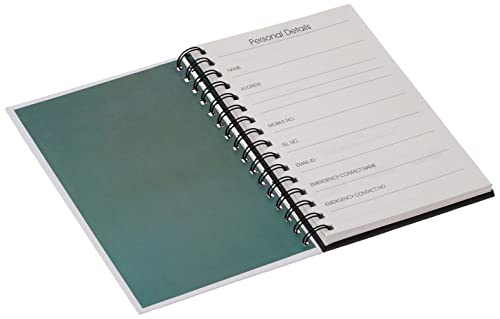 Image of Amazon Brand - Solimo Daily Planner and Organizer, To Do List, Undated Hard Bound Planner, Laminated Covers, 150 Pages (Get It Done, Blue)