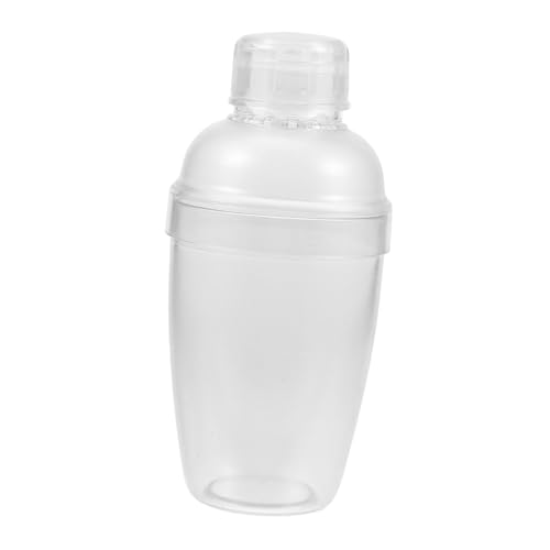 PRETYZOOM Criba Vibradora De Plástico Transparente Medidor Para Mezclar Bebidas Coctelera Eléctrica Para Líquidos Vaso Mezclador Para Cocteles Casa