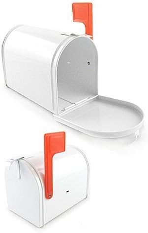 One White Tinplate Mailbox EF Products