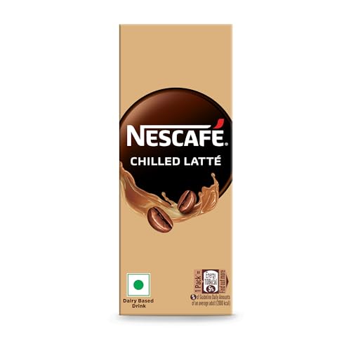 Image of Nescafe Ready To Drink Coffee Flavoured Milk, Iced Latte, 180 ml Tetra Pack, Liquid