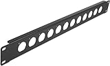 Delock 19″ D-Typ Patchpanel 12 Port schwarz